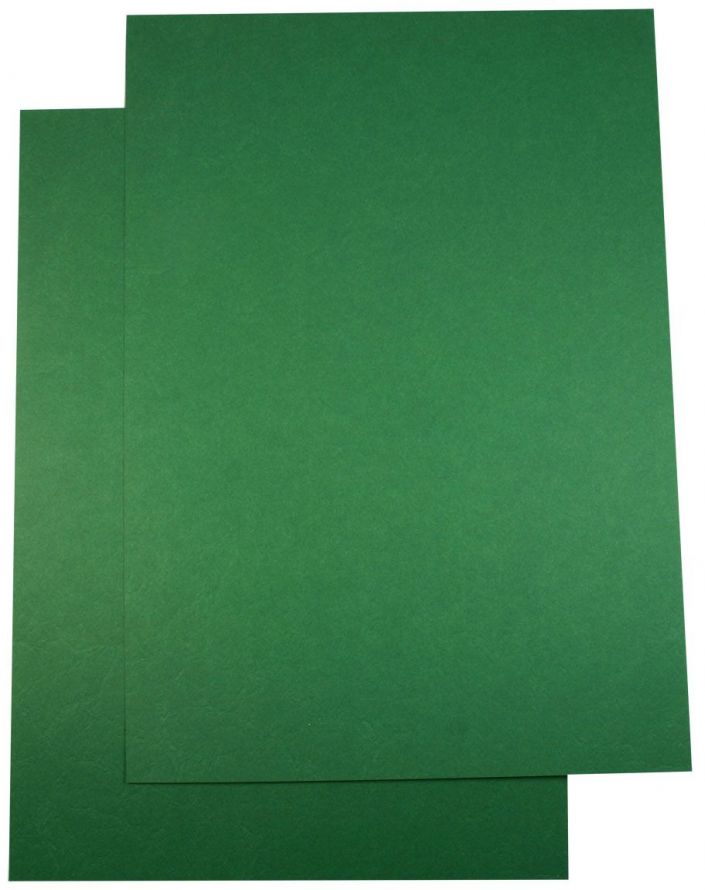 200 Cuir - Crea-Papier Texturé - Carton - A5 - Vert Foncé