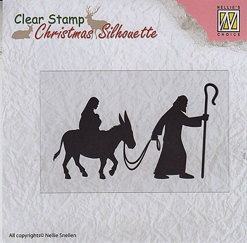 Transparante Stempel - Silhouette - Nativity