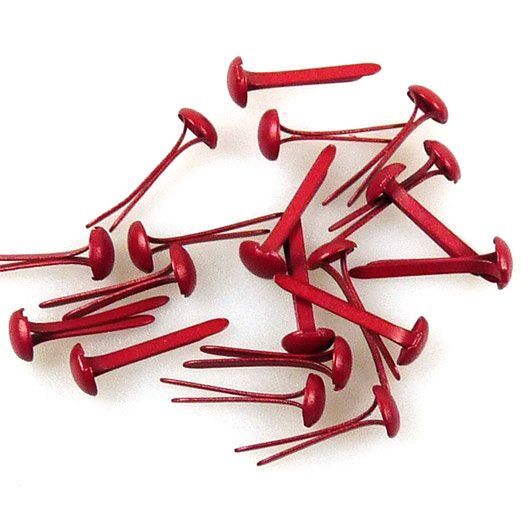 Musterklammern - Rot - 40 Stück