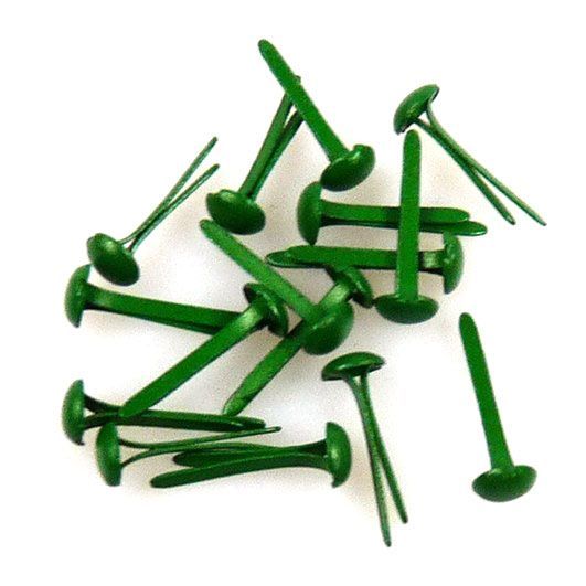 Attaches Parisiennes - Vert - 40 pcs