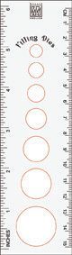 Circle Size Ruler - Filling Dies
