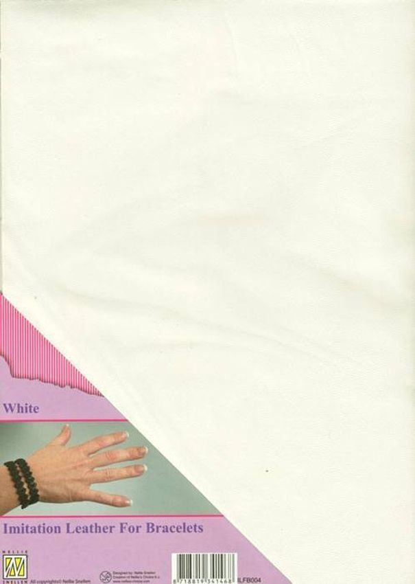 Simili Cuir - Blanc - A4 Format