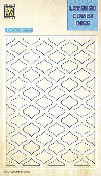 Layered Combi Dies - Eastern Oval - Layer A