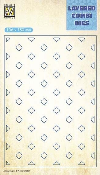 Layered Combi Dies - Eastern Oval - Layer C