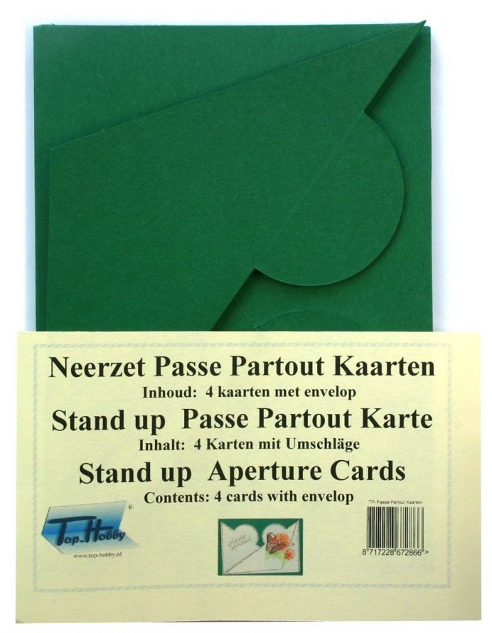 Rondjes Neerzet Kaarten Pakjes - Donkergroen