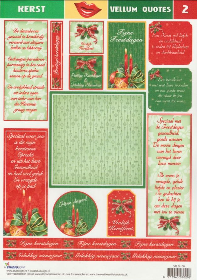 Kerst - Vellum - A4