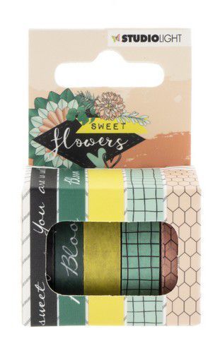 Rollen Washi Tape - Sweet Flowers