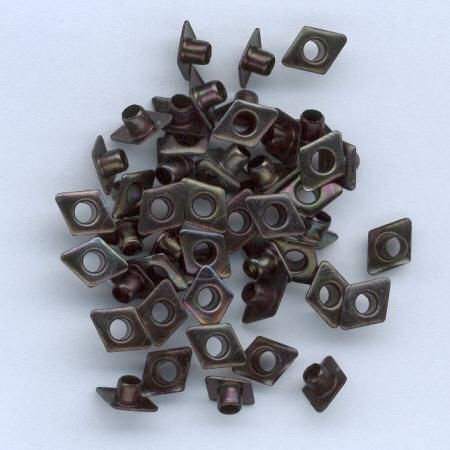 Eyelets Diamond - Zwart
