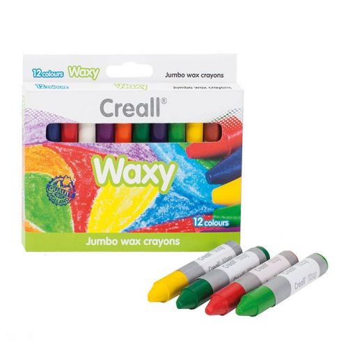 Creall-waxy assortiment - 12 Couleurs - Ø 12 mm