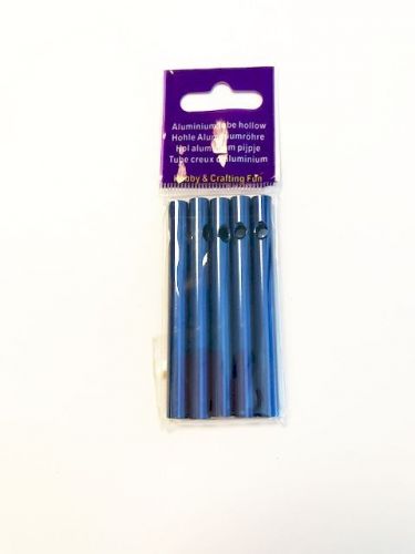 Windgong Tubes - Aluminium - 6mm x 6cm - Blue