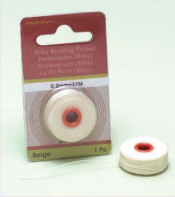 Le Fil Perle -  Silky - Beige - 0,2mm x 37M