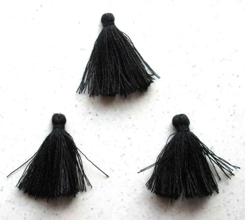 Thread Tassel - Schwarz - 3cm