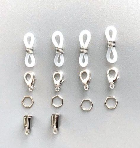 Sunglass Chain Set - DIY - Silver