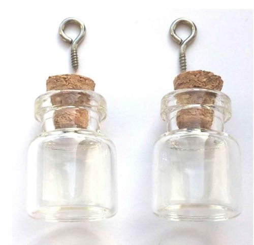 Mini Bouteilles en Verre - 15 x 22mm