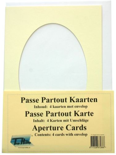 Oval Passe Partout Cartes Paquet - Ivoir
