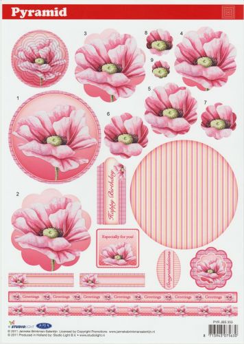 Janneke Brinkman - Pyramid - 3DA4 Feuilles à Découper - Étape par Étape