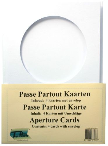 Rond Passe Partout Cartes Paquet - Blance