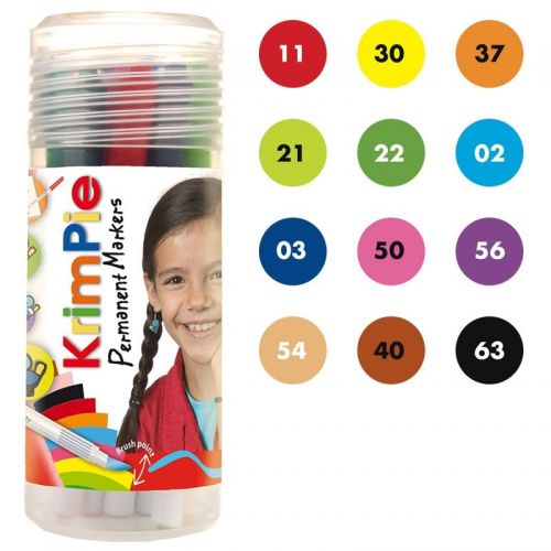 Krimpie Permanent Markers assorted colours