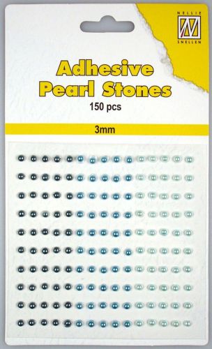 Plakparels - 3mm - 3 Tinten Blauw - 150stuks 