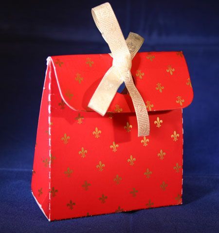 50 Deco Bags - Rouge - Fleurs