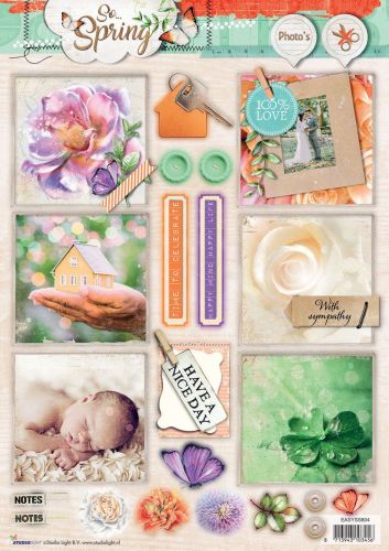 So Spring - A4 Photo Stanzbogen