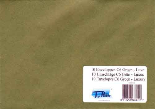 Envelopes Package - Metallic Green - 10pcs