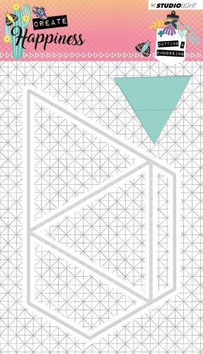 Create Happiness - Embossing Die-cut Stencil