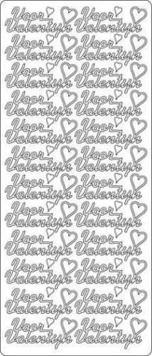 Valentijn - Peel-Off Stickervel - Goud