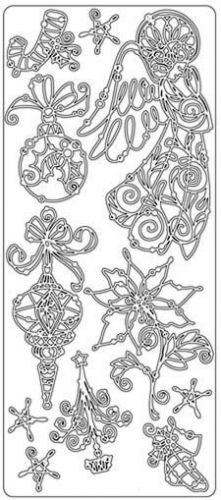 Angel - Stars - Peel-Off Sticker Sheet - Gold