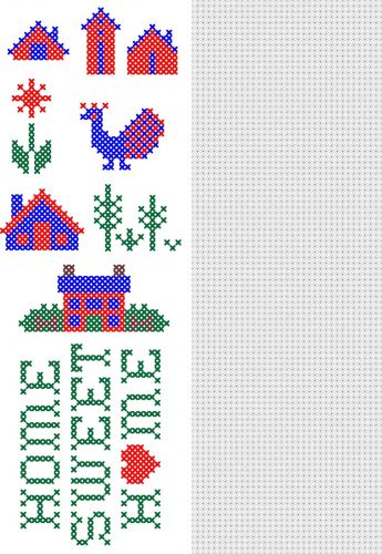 CrossCraft Patterns-7 Home Sweet home