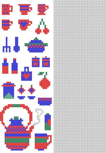 CrossCraft Patterns-8 Tea/Coffee time