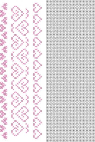 CrossCraft Patterns-10 Heart Borders