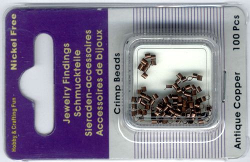 Crimp Beads - Tube - Silver