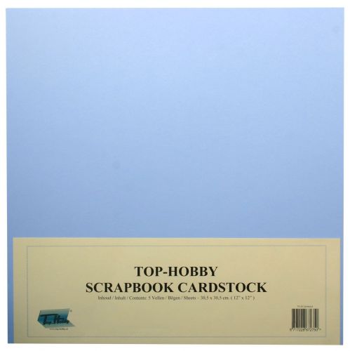 Scrapbook Carton Paquet - Bleu-Lavande - 240g