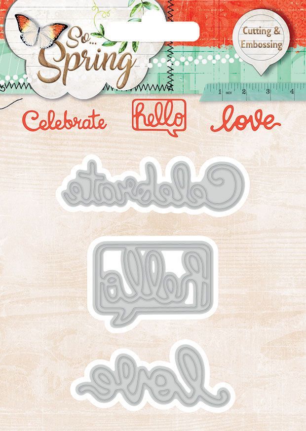 So Spring - Embossing Die-cut Stencil