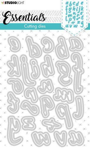 Alphabet Handletters Essentials - Cutting Die-cut Stencils