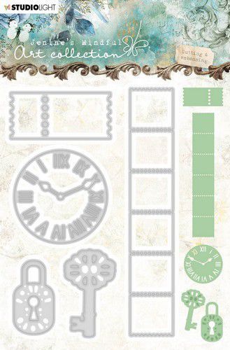 Embossing Die-cut Stencil - Jenine's Mindful Art nr.03